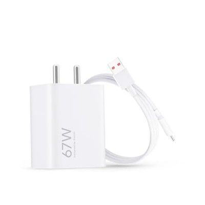 MI Xiaomi 67W Fast Charger USB-C Charging Adapter - Quick Charge 4.0 Power Delivery PD Charger with Cable