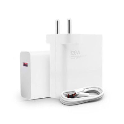 Mi Xiaomi Original 120W Hyper Charge Adapter with 6A Cable - Fast Charging