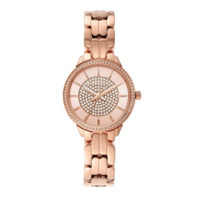 Michael Kors Allie Analog Rose Gold Dial Women Watch-MK4413T