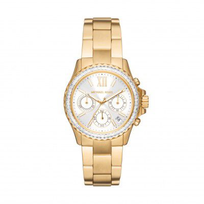 Michael Kors Everest Stainless Steel Chronograph Quartz Watch