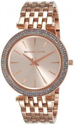 Michael Kors Stainless Steel Analog Rose Gold Dial & Band Women's Watch-Mk3192I