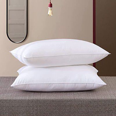 Microfiber Extra Soft White Pillows | Pillows for Sleeping White - Pack of 2 (Size - 16x24 Inches Or 40x60 cm)