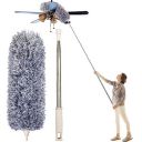 Microfiber Flexible Duster for Fan Cleaning Mop with Long Rod Fan Cleaner Brush with Long Rod Spider Web Cleaner Stick Fan Cleaning Brush Fan Duster| Dusting Brush for Home Cleaning...