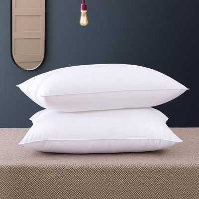 Microfiber Pillows Set 2, Soft Adjustable Pillow for Sleeping - 16 x 24 Inches - 