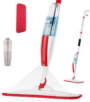 Microfiber Spray Mop for Floor Cleaning, Dry Wet Wood Floor Mop with 1 pcs Washable Pads (Spray Mop)