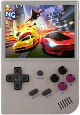 MICROMINI X-Ninja RG35XX Handheld Game Gray Console 64GB 3.5 inch IPS Retro Games Consoles Classic Emulator Hand-held Gaming Console Preinstalled Hand Held Video Games System