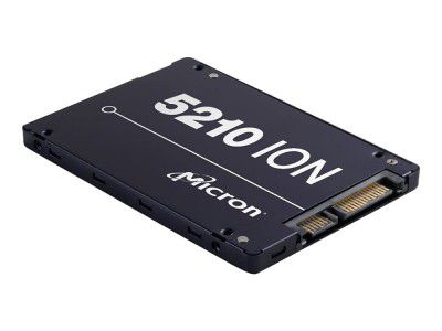 Micron 5210 ION SSD | MTFDDAK7T6QDE | 7.68TB | QLC | SATA 6Gb/s | 2.5-Inch Enterprise Solid State Drive, Black (MTFDDAK7T6QDE-2AV1ZABYY)