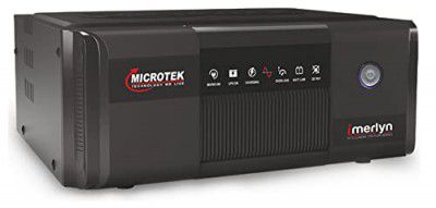 Microtek iMerlyn 850 Pure Sine Wave 700VA/12V Inverter, Support 1 Battery with 2 Year Warranty for Home, Office & Shops