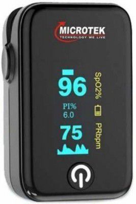 Microtek Pulse Oximeter Pulse Oximeter (Black)