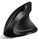 Microware Ergonomic Vertical Wireless Mouse, Rechargeable 2.4G USB Wireless Vertical Ergonomic Mouse, 800/1200 /1600 DPI, for Laptop, Desktop, PC, Computer, Notebook - Black...