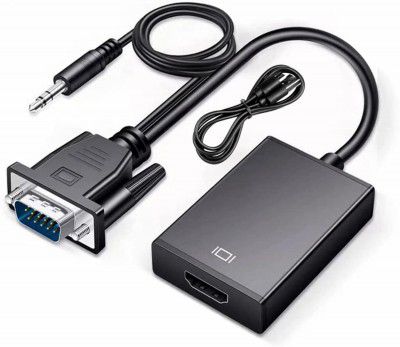 MICROWARE VGA Male & Audio to HDMI Female Converter Cable