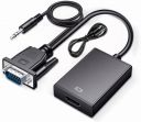 MICROWARE VGA Male & Audio to HDMI Female Converter Cable...