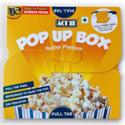 Microwave Butter Popcorn Pop up Box 100g