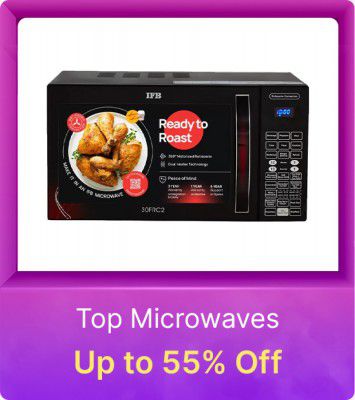 Microwaves @ upto 55% off on Flipkart's Big Billion Days Sale 