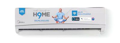 Midea 1.5 Ton 5 Star AI Gear Inverter Split AC (Copper, Convertible 4-in-1 Cooling, 2024 Model,SANTIS PRO ROYAL, MAI18SR5R34W0,White)