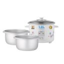 Midea 1.8L Electric Rice Cooker with 2 Aluminium Cooking Pot | 700W...