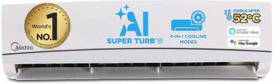 Midea 2025 Model 4 in 1 Convertible Cooling AI 1.5 Ton 3 Star, (MAI18SD3R35W0)