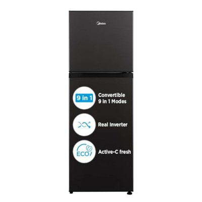 Midea 233 L 3 Star Frost Free Convertible Real Inverter Double Door Refrigerator MDRT359FGI28