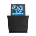 Midea 60 cm 1800 m3/hr BLDC, Filter-less, 9 speed kitchen Chimney, Black...