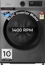 Midea 9 kg Fully Automatic Front Load with In-built Heater Grey (MFG17W90B/T-IND)...
