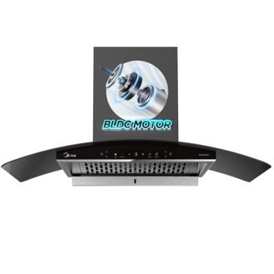 Midea 90 cm 1600 m3/hr BLDC 9 speed kitchen Chimney