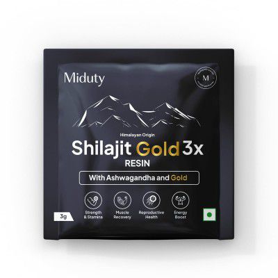 Miduty Shilajit Gold 3X Resin 500–1000mg Serving 