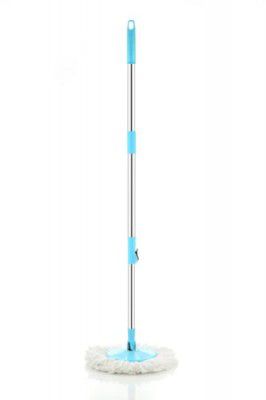 MIITON 360° Rotating Spin Mop Stick with Stainless Steel Handle, Heavy Duty Floor Cleaning Rod