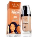 Mila Beauté Built to Cover Liquid Foundation I (M-1-Beige, 30ml)...