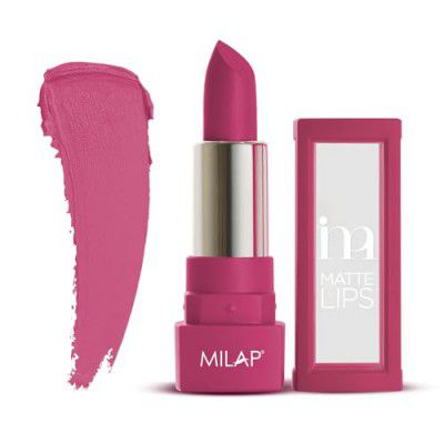MILAP Matte Stick Lipstick, Long lasting lipsticks, Lipstick for Women, Lipstick pack of 1, Electric Orchid