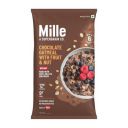 Mille Chocolate Oatmeal with Fruit & Nuts | Power of 5 grains - Oats, Ragi, Jowar, Barley, Wheat | Flax seeds, Almonds, Raisins | Healthy High Fibre Breakfast Cereal | 400g...