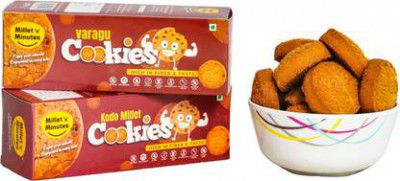 Millet 'n'Minutes Varagu -Kodo With High Fibre, Rich in Taste And No Maida Cookies Biscuit&nbsp;&nbsp;(100 g)