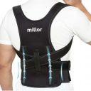 MILLOR Posture Corrector For Men And Women Back Support Belt Back Pain Back Straight & Shoulder, Universal Free Size, Black...
