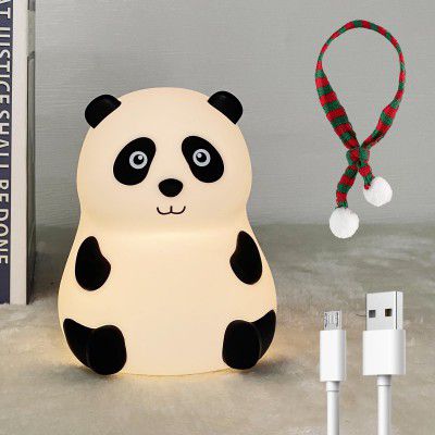 MILONI USA Cute Panda Night Light, Led Squishy Animal Lamp