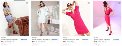 Milost Women's Dresses Upto 92% Off 