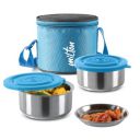 MILTON Ambition 2 Stainless Steel Tiffin, 2 Containers, 300 ml Each with Jacket...