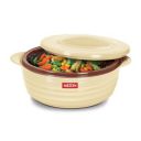 MILTON Aspire 1000 Serving Casserole, Double Walled Inner Stainless Steel - 725 ml, Beige...