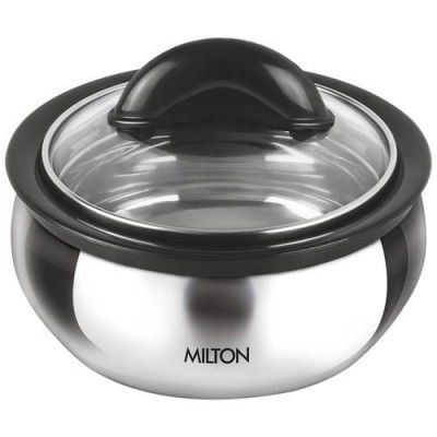 Milton Clarion 1500 Stainless Steel Casserole - Double Layered Insulation, 1.2 L