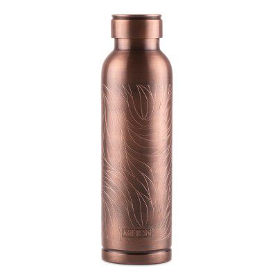 MILTON Copper Swasth Water Bottle, 940 ml, Copper Abstract