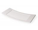 MILTON Curvy Melamine Platter, White (15' X 6.7')...
