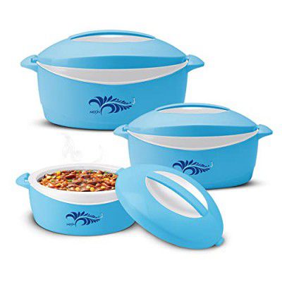 MILTON Delight Jr. Inner Stainless Steel Serving Casserole Gift Set of 3 