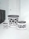 Milton Duplex Spa Grey 3 Pieces Bucket with Mug & Stool Bathroom Accessory Set 20L...