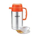 Milton Dura 1000 Stainless Steel Tuff Insulated Jug, 1000 ml, Orange | Leak Proof | Food Grade | PU Insulated | Hot & Cold...