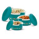 Milton Elegance Jr. Inner Stainless Steel Casserole Gift Set of 3 (395 ml, 750 ml, 1.35 Litres)...
