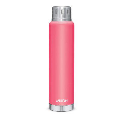 Milton Elfin 750 Thermosteel 24 Hours Hot and Cold Water Bottle, 750 ml, Pink