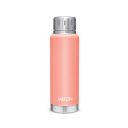 MILTON Elfin Stainless Steel Hot and Cold Water Bottle, 300ml, Orange, Peach...