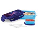 MILTON Flavour Small Inner Stainless Steel Tiffin Box, 400 ml, Blue...
