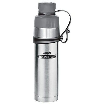 Milton Gist-500 Thermosteel Water Bottle, 480 ml, Silver