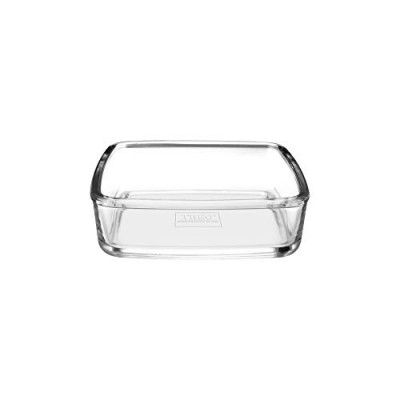 MILTON Glass Treo Borosilicate Square Dish - 650 Ml (Transparent)