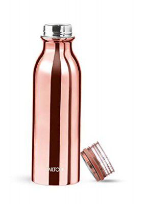 Milton Glitz 600 Thermosteel 24 Hours Hot and Cold Water Bottle - 580 ml, Rose Gold