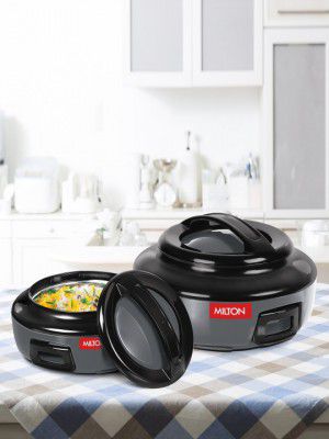 Milton Grey Set of 3 Ernesto Inner Steel Jr. Casseroles